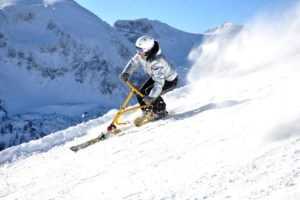 snowbike катание